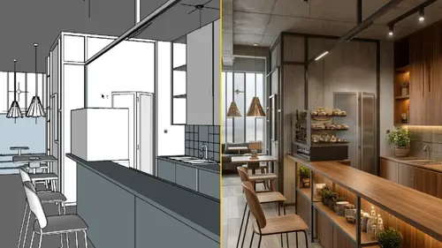 SketchUp → Interior Render